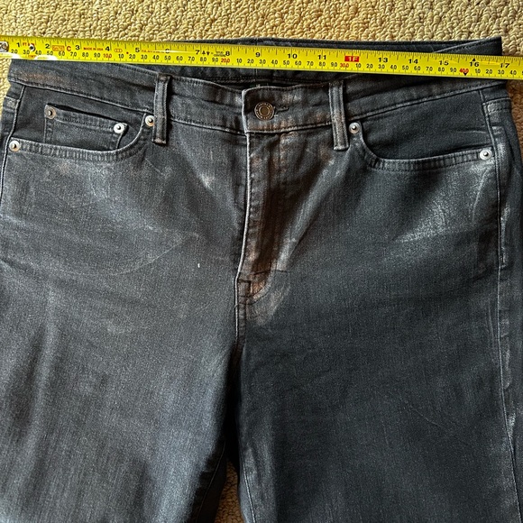 Lauren Ralph Lauren Metallic Black Classic Skinny Jeans - Picture 6 of 8